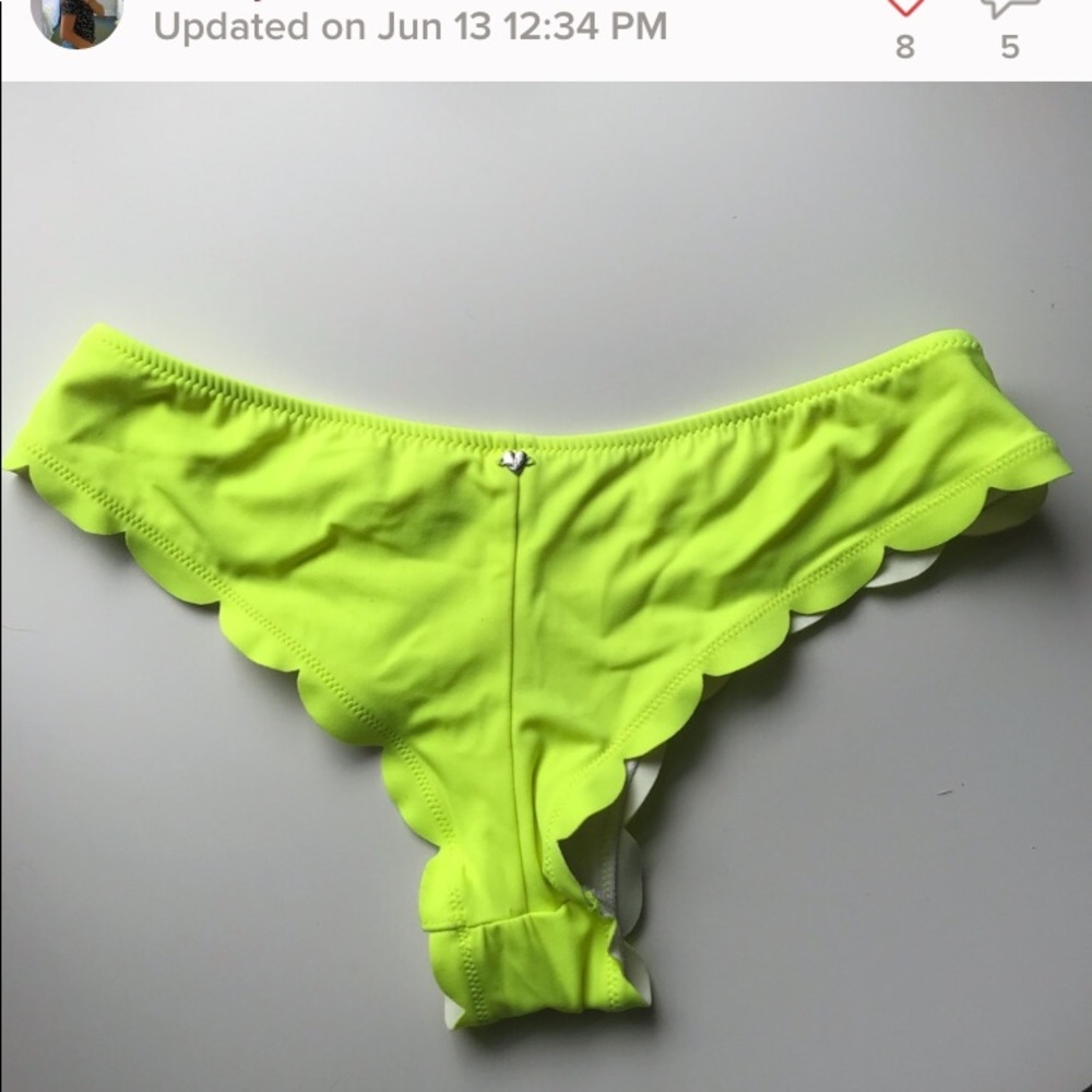 Neon Scalloped Bottoms - TRENDY